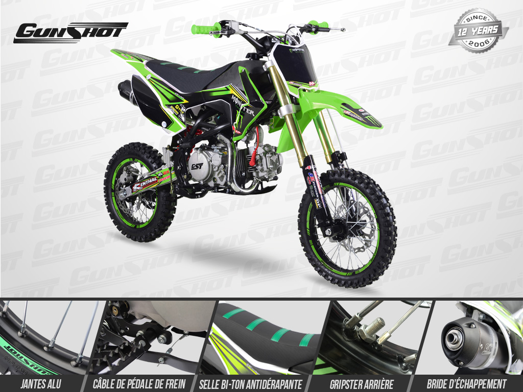 Pit Bike GUNSHOT 150 FX - Gamme 2018 - YX 149 - CRF110