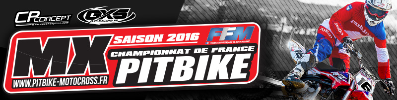 Partenaire Officiel du Championnat de France PIT BIKE